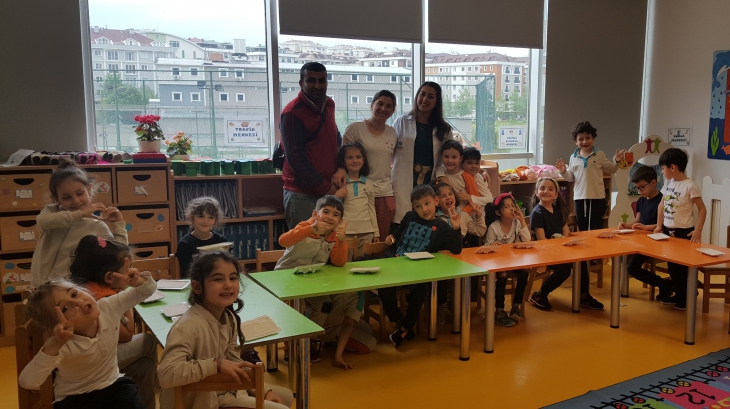 Beykent Okyanus Koleji Okul Öncesi Güneş  Grubu Öğrencileri Aile Katılımı Etkinliğinde