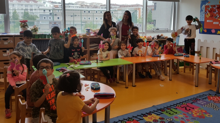 Beykent Okyanus Koleji Okul Öncesi Güneş  Grubu Öğrencileri Aile Katılımı Etkinliğinde
