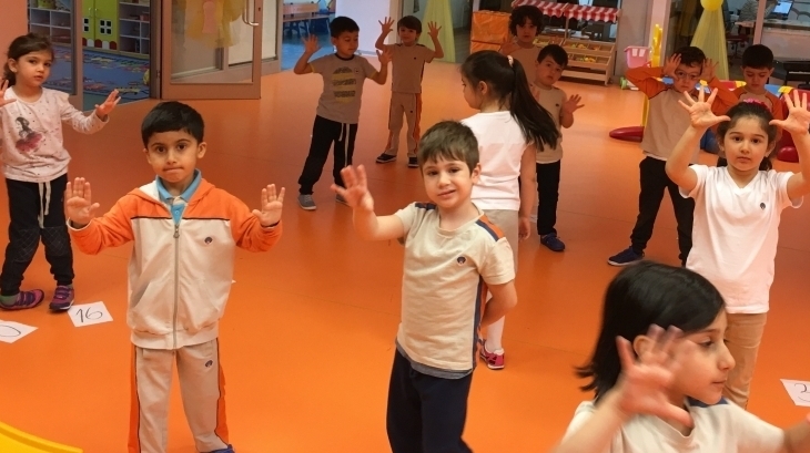 Beykent Okyanus Koleji Okul Öncesin Gökkuşağı Grubu Öğrencileri Matematik Avcısı Oldular