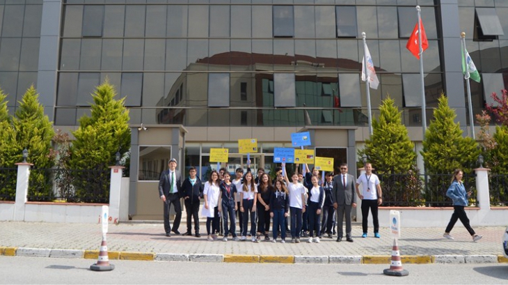 Beykent Okyanus Koleji Ortaokul Kademesi Kara Yolu Trafik Haftası Etkinliği Gerçekleştirildi.