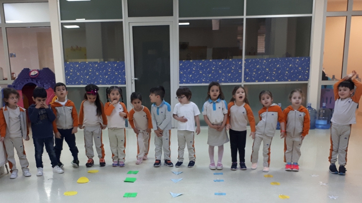 Beylikdüzü  Okul Öncesi   Çiçekler Grubu Oyun Etkinliğinde