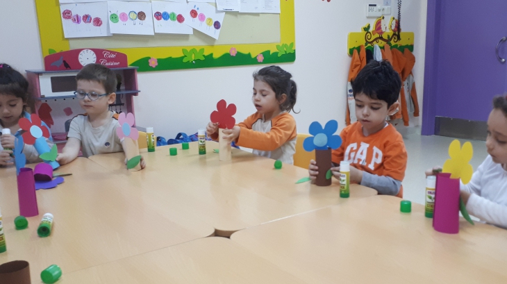 Beylikdüzü Okul Öncesi  Kuşlar Sınıfı Sanat Etkinliğide