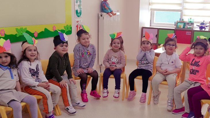 Beylikdüzü Okul Öncesi Rüzgarlar Grubu İngilizce Dersinde