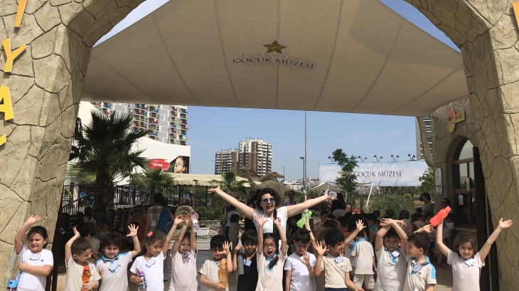 Bornova Okyanus Koleji Okul Öncesi Grubu Öğrencileri Alan Gezisinde