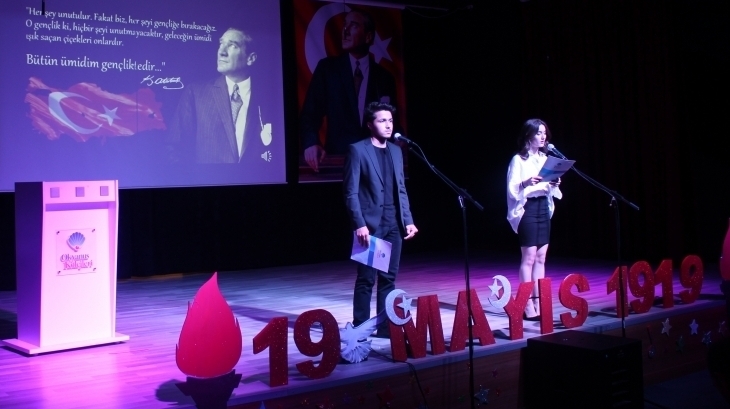 Çekmeköy Okyanus Koleji Anadolu Lisesi 19 Mayıs Atatürk'ü Anma Gençlik ve Spor Bayramı.