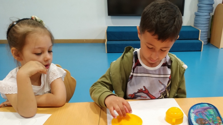 Deniz Yıldızı Sınıfı Öğrencileri Oyun Dersinde