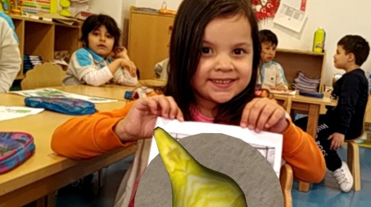 Okul Öncesi Deniz Yıldızı Sınıfı Öğrencileri Sanat Etkinliği Dersinde