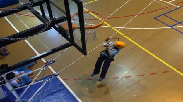 Doğa Sporları Kulübü Öğrencilerinin "Flying Fox" Deneyimi
