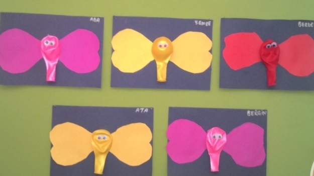 Eryaman Kampüsü Okul Öncesi Çiçekler Grubu Öğrencileri Sanat Etkinliğinde