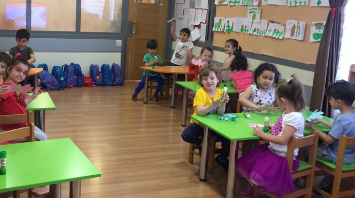 Fatih Okyanus Koleji İnciler Grubu Sanat Dersinde