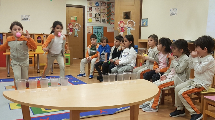 Fatih Okyanus Koleji Okul Öncesi Bulutlar Grubu Oyun Etkinliğinde