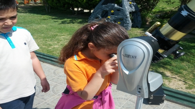 Astronomi Kulübü Öğrencileri Güneşi Gözlemledi