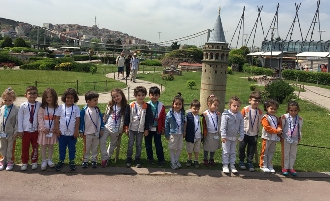 Güneşli Okyanus Koleji Okul Öncesi B Grubu Öğrencileri Miniatürk Gezisinde