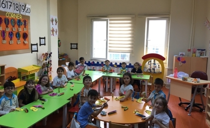 Güneşli Okyanus Koleji Okul Öncesi Gezegenler Grubu Bilingual Etkinliğinde