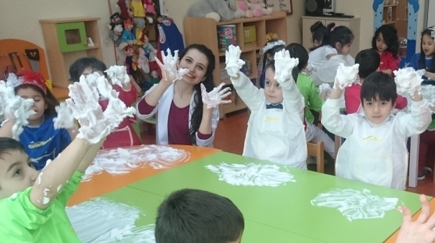 Güneşli Okyanus Koleji Okul Öncesi Gökkuşağı Grubu Story Etkinliğinde