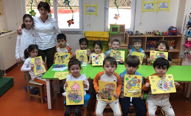 Güneşli Okyanus Koleji Okul Öncesi Rüzgarlar Grubu Aile Katılımı Etkinliğinde
