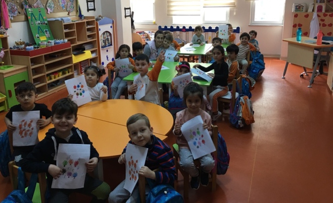 Güneşli Okyanus Koleji Okul Öncesi Yunuslar Grubu Aile Katılımında