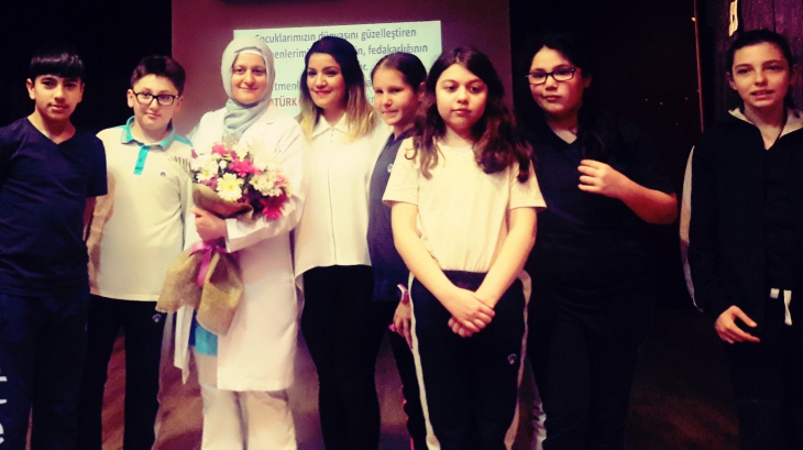Güneşli Okyanus Koleji Ortaokul Kademesindeki Tüm Öğrencilere Temizlik ve Sağlıklı Beslenme ile İlgili Seminer Verildi.