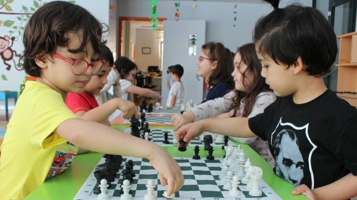 Halkalı Okul Öncesi Öğrencileri Satranç Şenliğinde