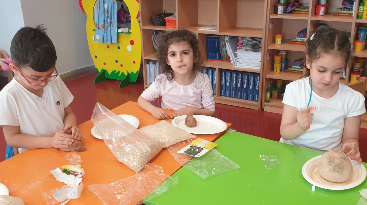 Halkalı Okul Öncesi Yıldızlar Grubu  Öğrencileri, Aile Katılımında.