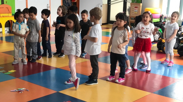 Halkalı Okyanus Koleji Anaokulu Balıklar Grubu Oyun Etkinliğinde