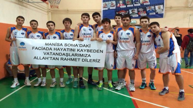 Okyanus'un Şampiyon Basketçileri, Soma Faciasının Acısını Paylaştı