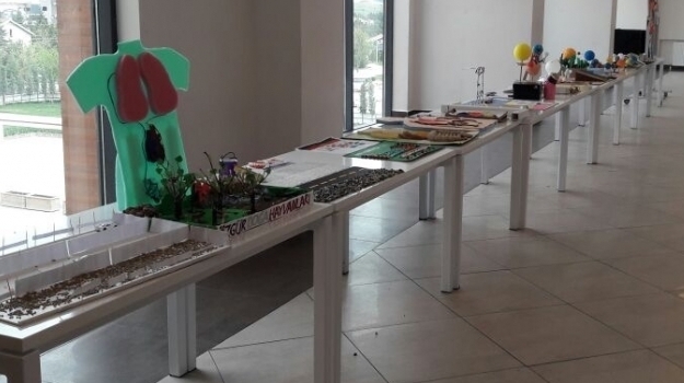 İncek Kampüsünde "Sene Sonu Fen Bilimleri Sergisi"
