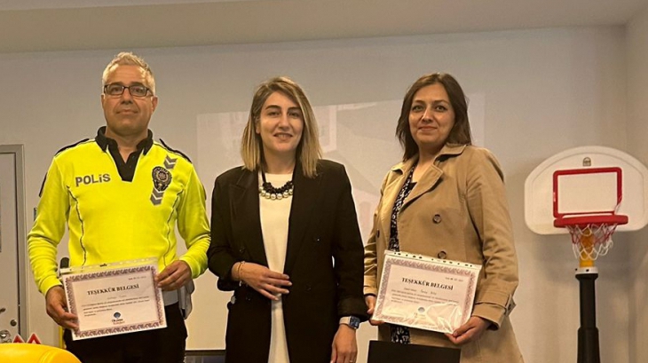 İncek Okyanus Koleji Anaokulu Öğrencileri Trafik Haftası Etkinliğinde