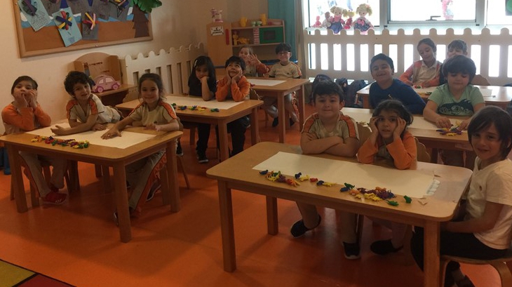 Kemerburgaz Okyanus Koleji Gökkuşağı Grubu Maths Etkinliğinde
