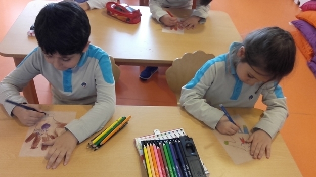 Kemerburgaz Okyanus Koleji Yıldızlar Grubu Türkçe-sanat Etkinliğinde