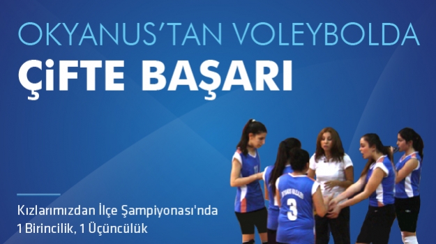 Kızlarımızdan Voleybolda Çifte Başarı