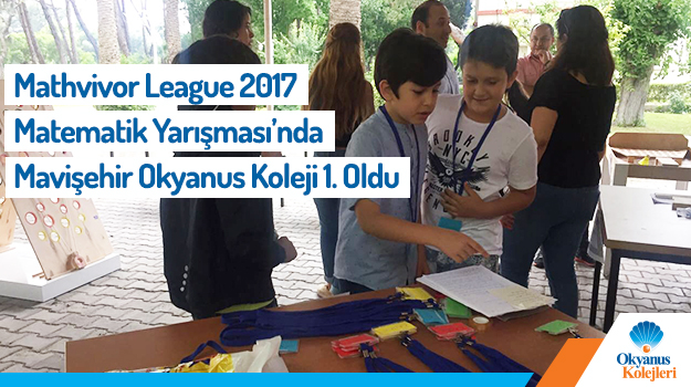 Mathvivor League 2017 Matematik Yarışmasında Birincilik Kupası İzmir Mavişehir Kampüsünün