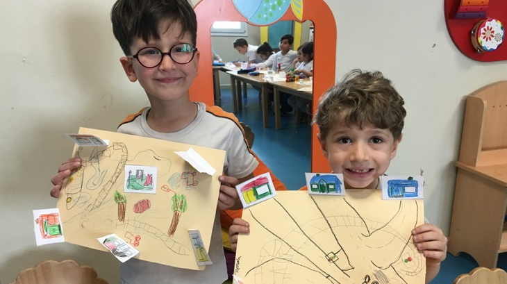 Mavişehir Okyanus Koleji Okul Öncesi Balıklar Grubu İngilizce Dersinde