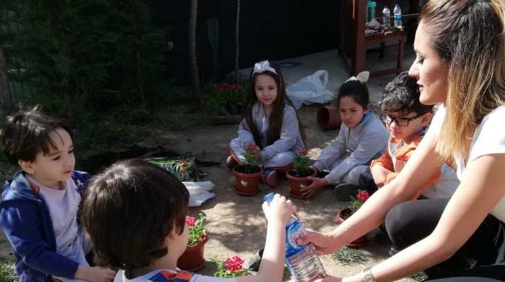 Mavişehir Okyanus Koleji Okul Öncesi Çiçekler Grubu Aile Katılım Etkinliğinde