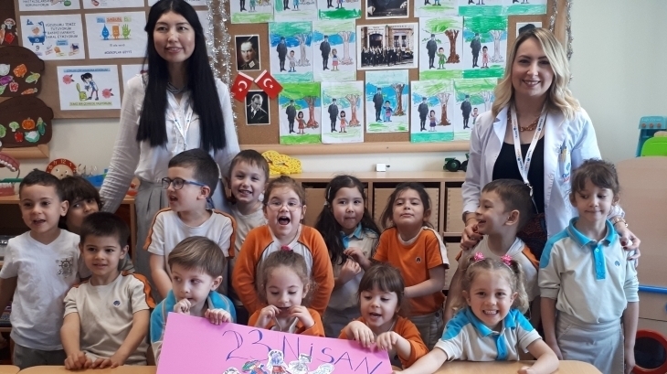 Mavişehir Okyanus Koleji Okul Öncesi İnciler Grubu Aile Katılım Etkinliğinde