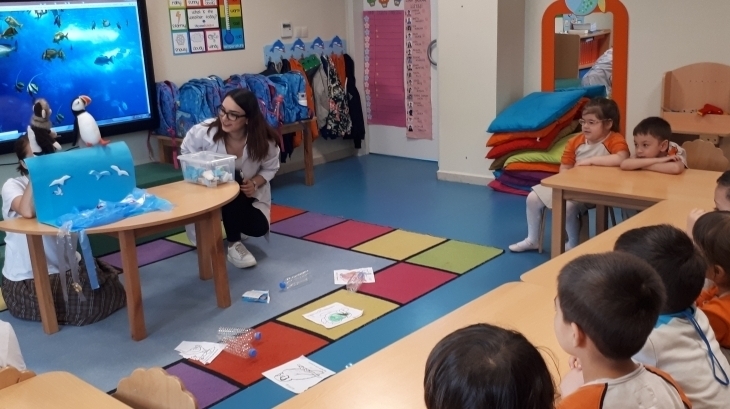 Mavişehir Okyanus Koleji Okul Öncesi İnciler Grubu Aile Katılım Etkinliğinde