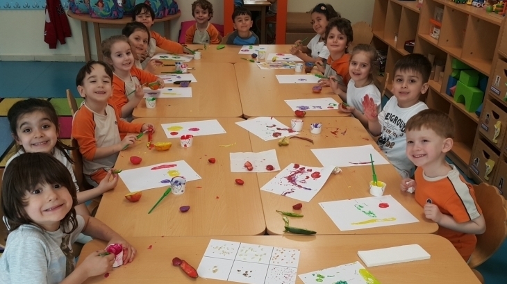 Mavişehir Okyanus Koleji Okul Öncesi Yunuslar Grubu Proje Dersinde