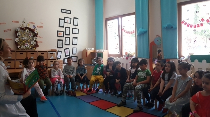 Mimarsinan Okyanus Koleji Okul Öncesi Gökkuşağı Grubu İngilizce Bilingual Dersinde