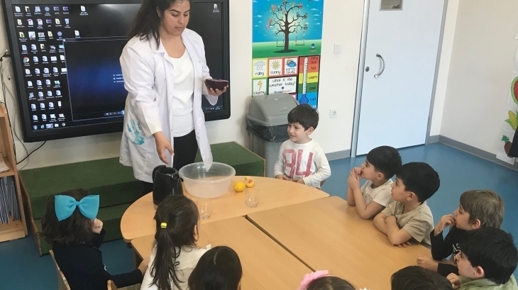Mimarsinan Okyanus Koleji Okul Öncesi Mercanlar Grubu Fen Doğa Etkinliğinde