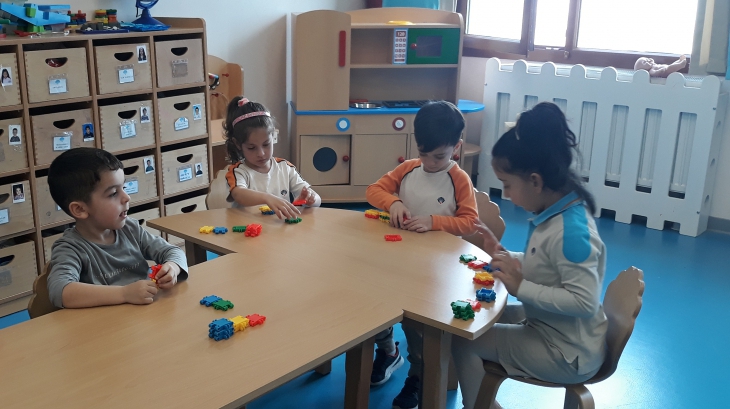 Mimarsinan Okyanus Koleji Okul Öncesi Mercanlar Grubu Okuma Yazmaya Hazırlık Etkinliğinde