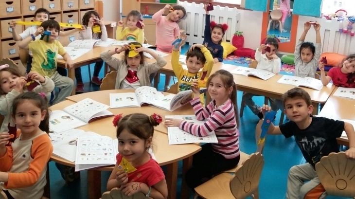 Mimarsinan Okyanus Koleji Okul Öncesi Yıldızlar Grubu Okuma-Yazmaya Hazırlık Etkinliğinde