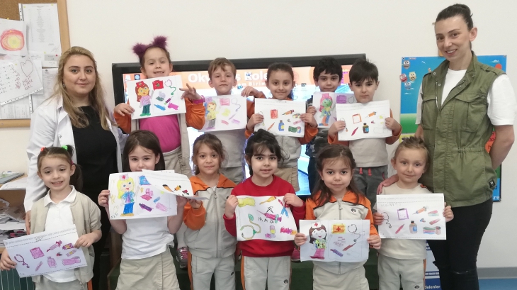 Mimarsinan Okyanus Koleji Okul Öncesi Yıldızlar Grubu Aile Katılımı Etkinliğinde.
