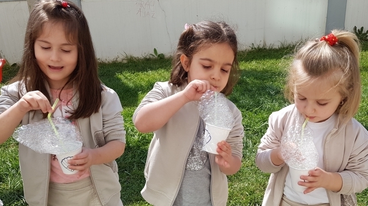 Mimarsinan Okyanus Koleji Okul Öncesi Yunuslar Grubu Fen Doğa Etkinliğinde