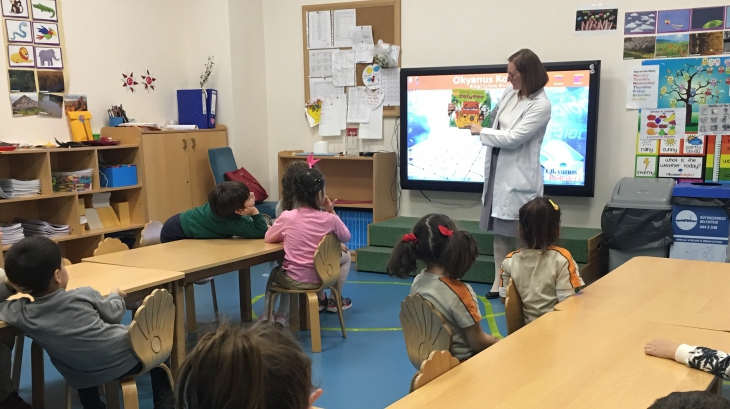 Mimarsinan Okyanus Koleji Okul Öncesi Yunuslar Grubu Bilingual Etkinliğinde