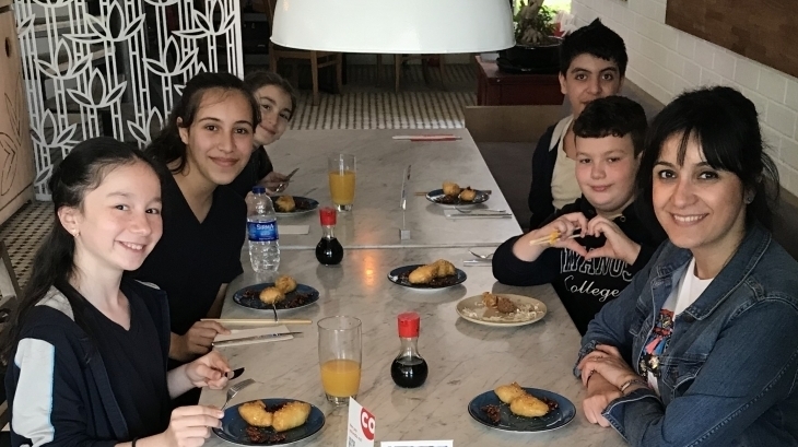 Mimarsinan OkyanusKoleji Ortaokul 6.sımıf öğrencileri Sushico'da