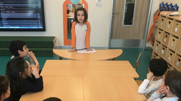 Nilüfer Okyanus Koleji öğrencileri YILDIZLAR grubu ''Sosyal Beceri'' Dersinde
