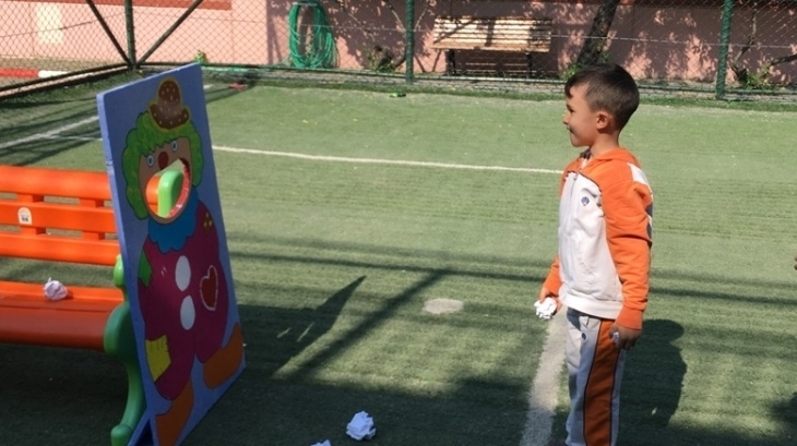 Okul Öncesi Bulutlar Grubu Oyun ve Hareket Dersinde
