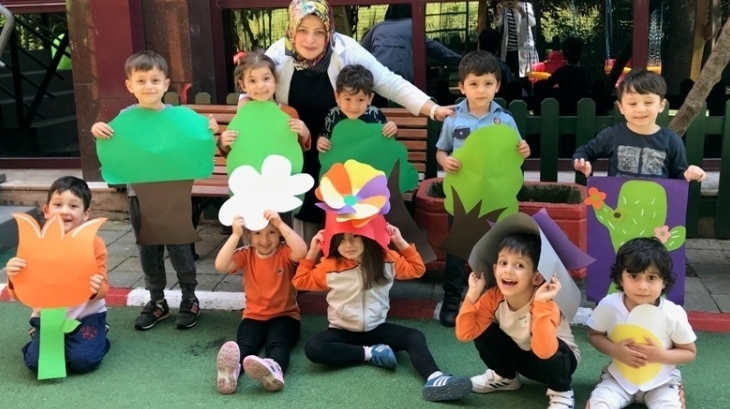 Okul Öncesi Deniz Yıldızları Sınıfı Öğrencileri Proje Dersinde