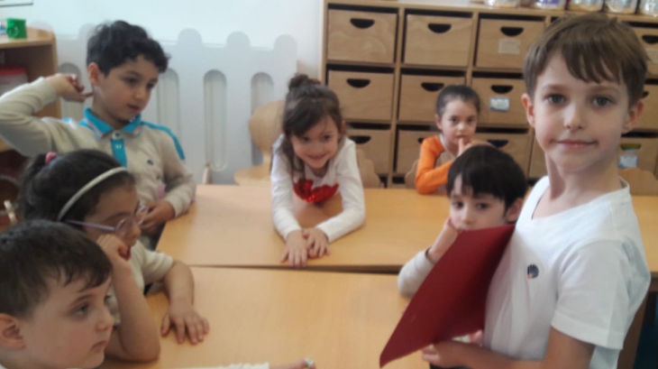 Okul Öncesi Yıldızlar Grubu Sosyal Beceri Dersinde