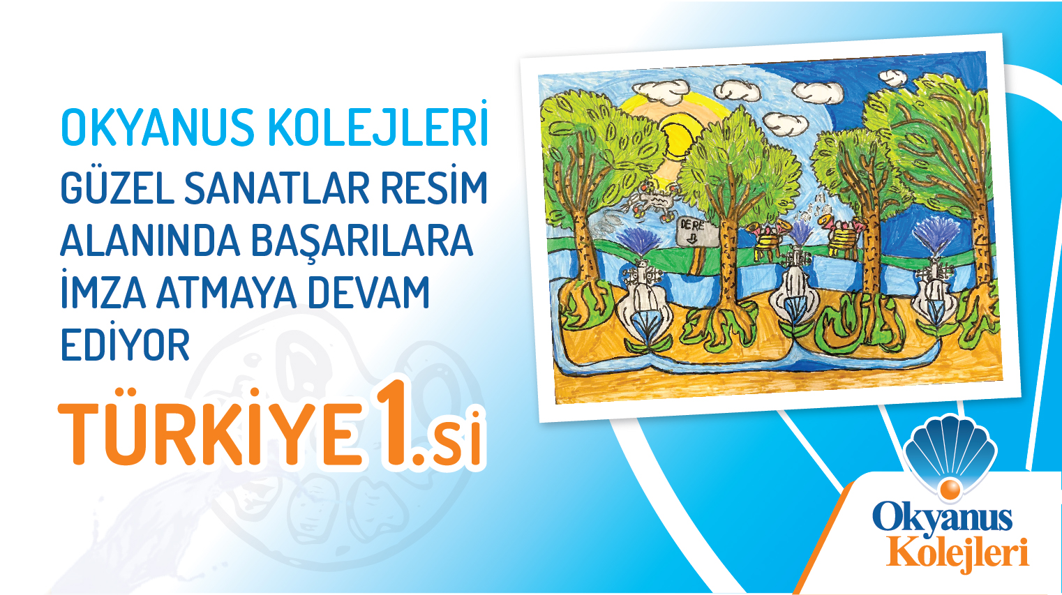 Okyanus Kolejleri Resim Alanında Türkiye Birincisi